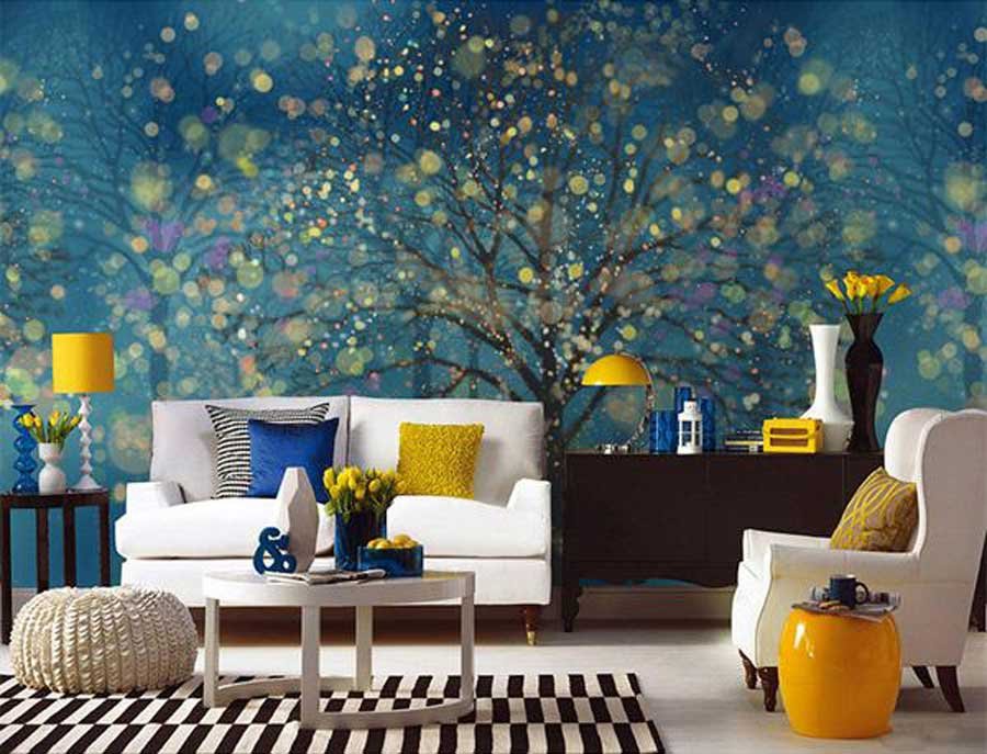 Living Room Wall Stickers Decor Ideas