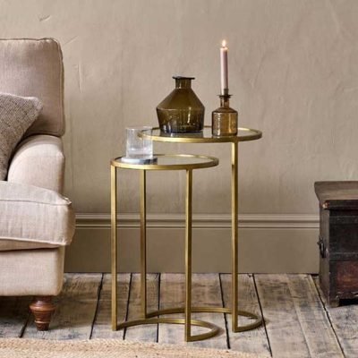 Brass End Tables