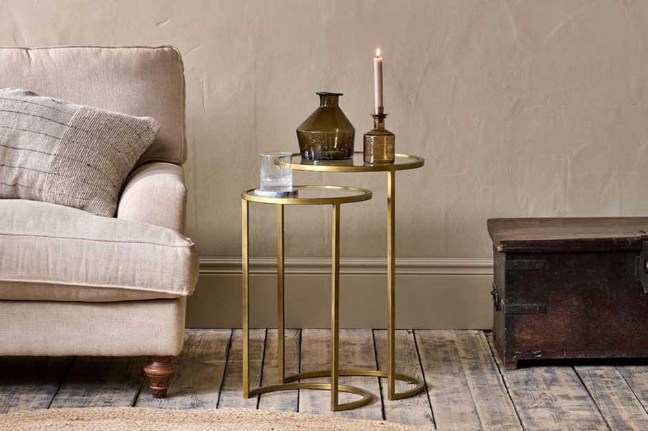 Brass End Tables