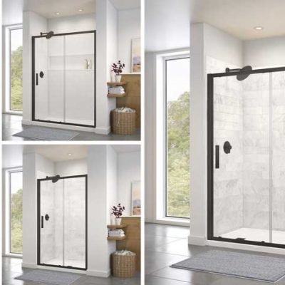 Pattern Glass Used for Shower Doors