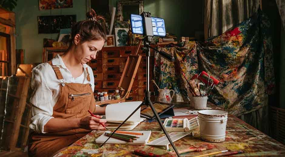 Be an Artist and Show Your Work in Your Home