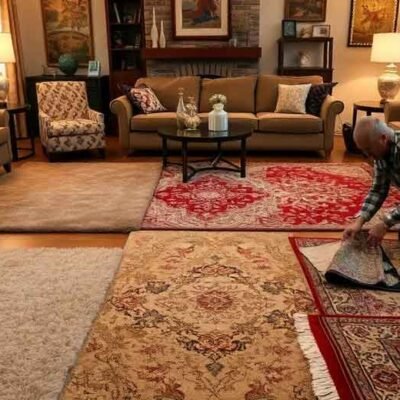 Texture-Heavy Living Room Rugs Are Making A Serious Comeback This Winter!